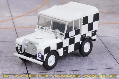 Oxford Diecast 1:76 Land Rover Serie I SWB RAF Equipo de Rescate del Desierto Foto 1 de 4