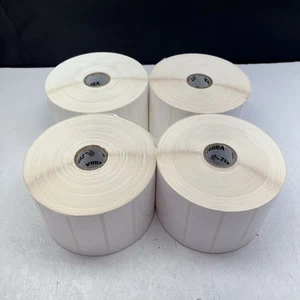 4 Rollen Leicht Gebraucht Zebra 3" x 1" 10002630 Thermo Z-Ultimate 4000T Etiketten B8 - Bild 1 von 4