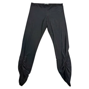 Sympli Damen schwarz Poly Twist gerafft Knöchel Skinny Pull-On Leggings Gr. 14 - Bild 1 von 10