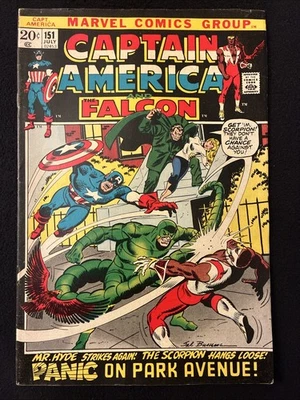 MARCO DE FOTOS CAPITÁN AMÉRICA 151 5.0 5.5 MARVEL 1972 M1S Foto 1 de 4