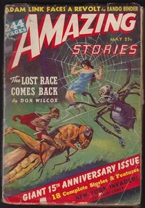 AMAZING STORIES 5 1942 Binder Wilcox Coblentz Farnsworth Ayre Bond + - Bild 1 von 1