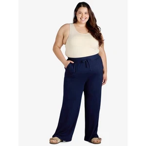 Terra & Sky Strickhose weites Bein dunkelblau Damen Übergröße 4X (28W-30W) - Bild 1 von 7