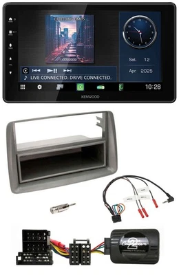 Kenwood Lenkrad Bluetooth USB DAB Autoradio für Alfa GT 147 Ablage silber - Bild 1 von 4