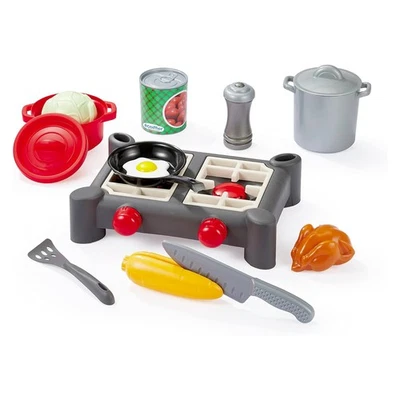 Set Fornello Giocattolo con Accessori da Cucina 100% CHEF - X57935 GIODICART - Immagine 1 di 4