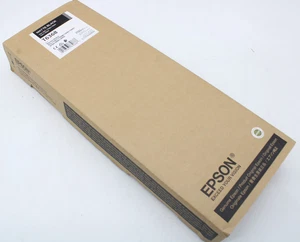 Cartouche d'encre noire mate 700 ml authentique OEM Epson T6368 **expirée 2021** - Photo 1/5