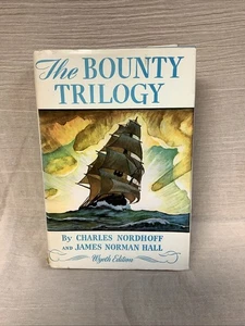 1962 The Bounty Trilogy By Charles Nordhoff & James Norman Hall Hardcover + DJ - Foto 1 di 4