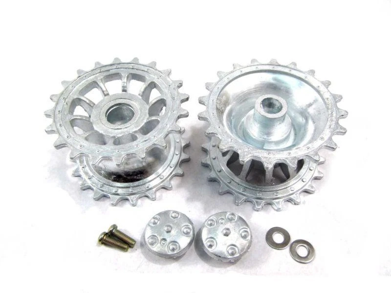 Hot Sale Mato 1/16 Scale HengLong Tiger I RC Tank Metal Sprockets Driving Wheels - Image 1 of 1