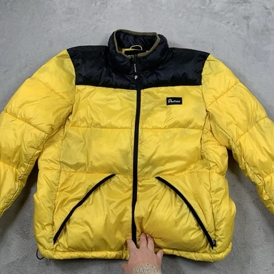 Penfield Puffer Jacket Mens XL Yellow Padded Ribbed Hiking Walking Trailwear - Image 1 of 4