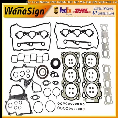 Head Gasket Set For 13-20 Nissan 370Z Infiniti FX37 G37 M37 Q40 Q70 VQ37VHR 3.7L - Изображение 1 из 4