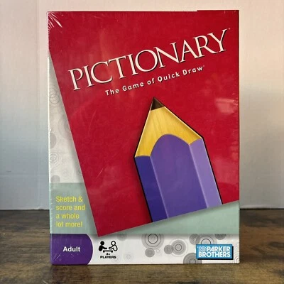 Pictionary Game of Quick Draw 2009 Sealed Parker Brothers NEW SEALED - Image 1 of 4