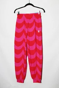NWT Adidas X Marimekko Track Pants Vivid Red Magenta size XS - Picture 1 of 6