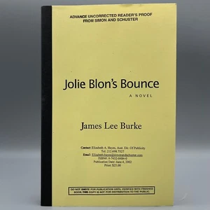 Jolie Blon's Bounce- James Lee Burke- Advance Uncorrected Proof- Fine Condition - Picture 1 of 8