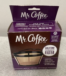 Mr. Coffee GTF2-1 10-12 Cup Gold Tone Filter - Picture 1 of 5