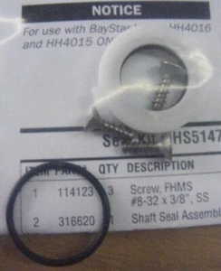 SeaStar HS5147 Seal Kit for Baystar HH4015-HH4016 Helm Hydraulic Steering Boat - Bild 1 von 10