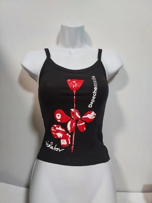 Depeche Mode Tank Top Depeche Mode shirt cropped Depeche Mode Crop Top slim fit  - Image 1 of 2