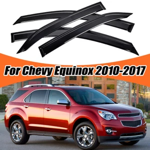 For Chevy Equinox 2010-2017 Wind Shield Vent Deflector Smoke Window Visor Trims - Picture 1 of 8