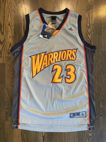 NWT Rare Adidas JASON RICHARDSON #23 Golden State Warriors Jersey Gray Large 44 Cover