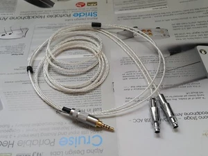 2,5 mm TRRS Sennheiser HD800 OCC Silberkabel Astell & Kern ak240 ak120ii ak100ii - Bild 1 von 4