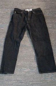 Vintage 90s Levi's 505 Denim Black Jeans regular fit Size 36x27, Red tag - Picture 1 of 7