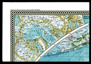 1994-2 February WORLD PHYSICAL & POLITICAL National Geographic Map (346) - Picture 1 of 4