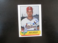 1994 Fleer ProCards # 3706 Keith McDonald Autograph Signed Card (B) Johnson City