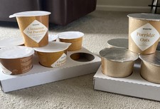 10 Exante Meal Replacement Porridge Pots 5 Cinnamon & 5 Porridge Oats