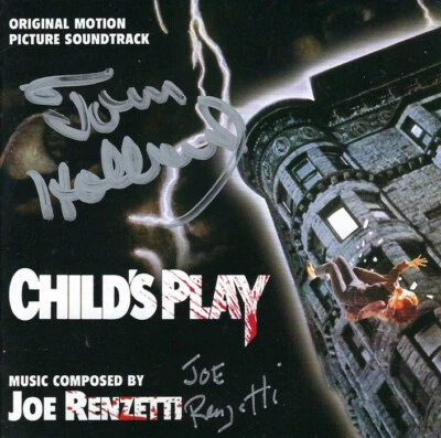 Child's Play (1988) Score CD/signed Compser Joe Renzetti & Director Tom Holland - Bild 1 von 2
