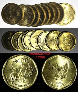 INDONESIA 1994,1998  100 Rupiah Buffalo Racing  BU KM# 53 RANDOM PICK (1 Coin) - Picture 1 of 7