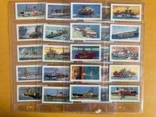 cigarette cards ships & their workings 1961 full set