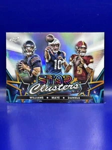 2024 Topps Chrome Cosmic Star Clusters Jayden Daniels Caleb Williams Drake Maye - Picture 1 of 2