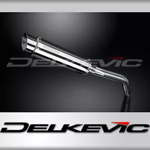 Triumph Tiger 800 ABS 2011-2018 Slip On 14" Round Stainless Exhaust Muffler Kit - Foto 1 di 5
