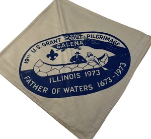 BSA Halstuch 19. U.S. Grant Scout Pilgerfahrt Illinois 1973 Galena SB-272 - Bild 1 von 5