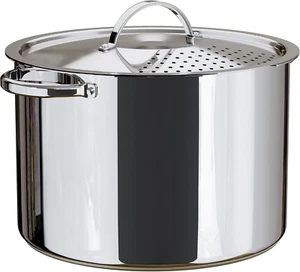 Stainless Steel Pasta Pot with Locking Strainer Lid - 5.5 Quart Large Capacity C - Picture 1 of 6
