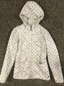Women's Medium Burton North Start Square Dots Full Zip Hooded Fleece Jacket - Picture 1 of 11