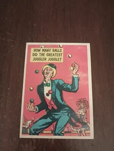 1957 Topps (Isolation Booth) #51 Greatest Juggler Juggle (EXMT) - Picture 1 of 2