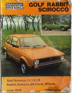 Manuales de reparación Intereurope - Golf Rabbit Scirocco/desde 1974/manual usado - Imagen 1 de 7