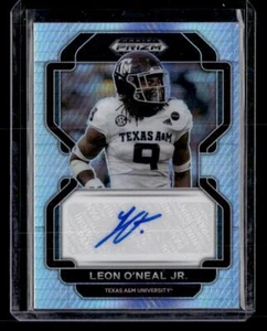 Prizm Draft #RA-LON Leon O'Neal Jr. 2022 Prizm Draft Picks Autographs Hyper AU - Picture 1 of 2