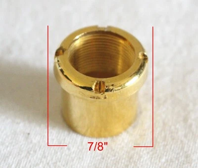 1986 - 1993 BUICK RIVIERA 24K GOLD PLATED POWER ANTENNA BEZEL NUT 7/8" - 1646745 - Image 1 of 3