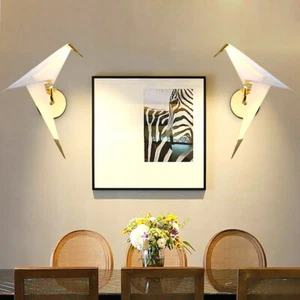 Creative Acrylic Led Wall Lamp Nordic Decoration Bird Room Wall Sconce Fixture  - Picture 1 of 12