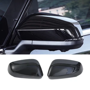 For Toyota Tacoma 2024 2025 Bright Black Side Mirrors Rearview Trim Cover - Picture 1 of 10