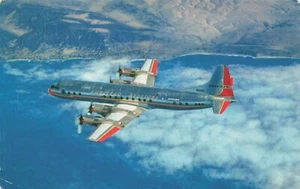 1960's Aircraft Postcard American Airlines Jet Powered Electra Flagship A138 - Picture 1 of 2