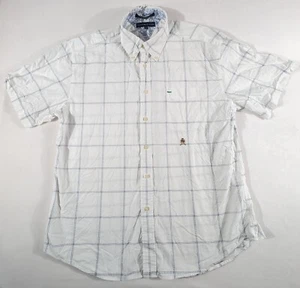 Camisa Tommy Hilfiger Para Hombre Talla XL Manga Corta Abotonada Escudo de León Algodón - Imagen 1 de 11