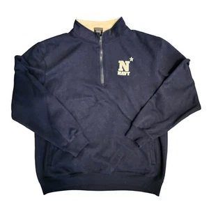 Chaqueta Pullover US Navy Coliseo Para Hombre Cuello Simulado 1/4 Cremallera Talla XL Azul Marino - Imagen 1 de 10