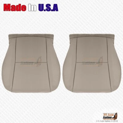 Cubierta de asiento de cuero tostado para Toyota Camry 2002-2006 para conductor y pasajero Foto 1 de 4