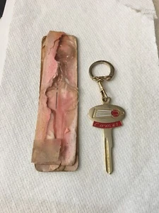 Vintage Mercury Comet Blank Keychain, Uncut Merc Key Ring - Picture 1 of 5