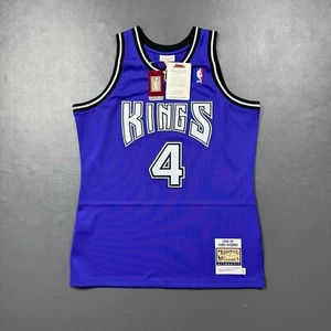 100% Authentic Chris Webber Mitchell & Ness 98 99 Kings Jersey Size 44 L Mens - Picture 1 of 6