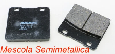 Semi-metallic Front Brake Pads for Suzuki 1400 CAVALCADE 1987 1988 - Image 1 of 2