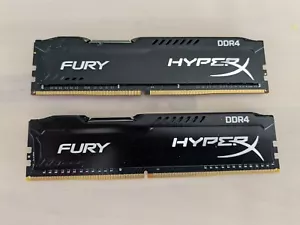 Kingston Technology HyperX Fury 2400MHz DDR4 Non-ECC CL15 DIMM 4 DDR4 2400 MT/s - Picture 1 of 2