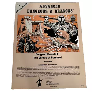 Advanced Dungeons & Dragons T1 Module The Village of Hommlet 1979 TSR Rare - Picture 1 of 12