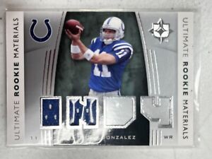 2007 Anthony Gonzalez UD Ultimate Rookie Materials Patch RC #URM-AG